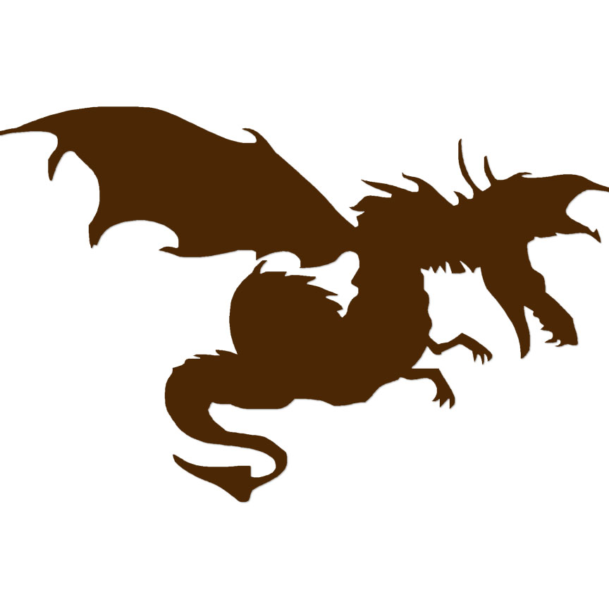 Dragon Reptile Fantasy - Decal Sticker - Multiple Color & Sizes